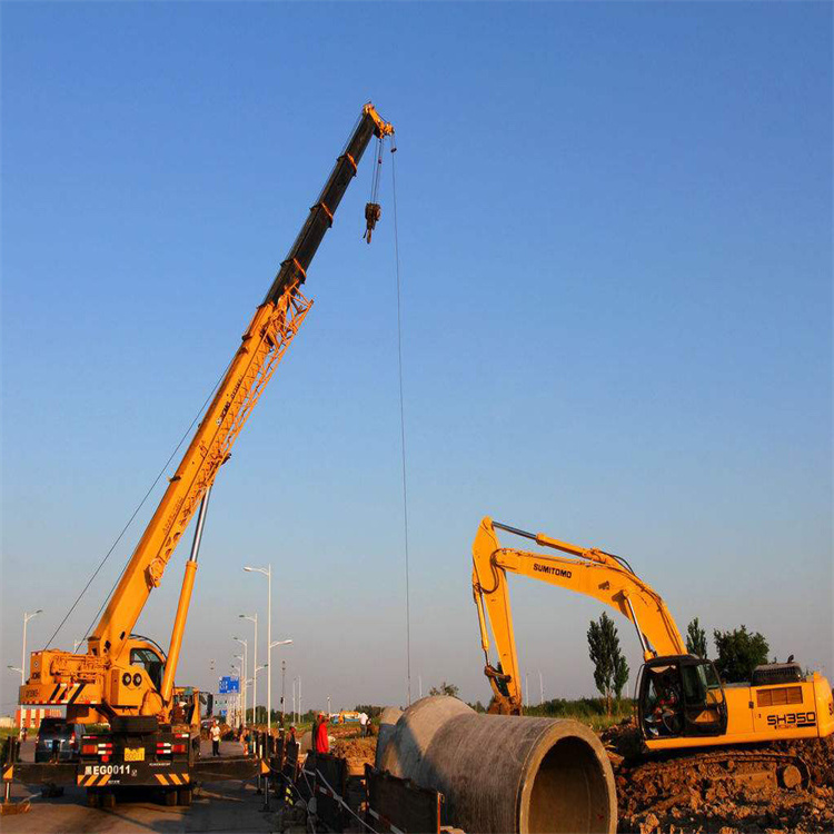 永城挖机用吊车怎么吊